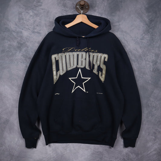 1995 Navy Blue Dallas Cowboys Hoodie 6611