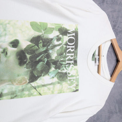 90s White Morrissey Portrait Shirt 4953