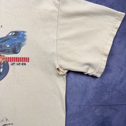 00s Yellow Chevy Camaro Shirt 3962