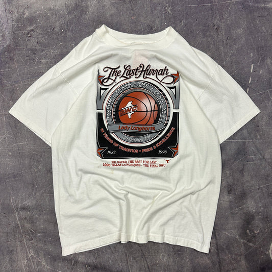 1996 University of Texas Lady Longhorns Final SWC Basketball Champions Shirt L