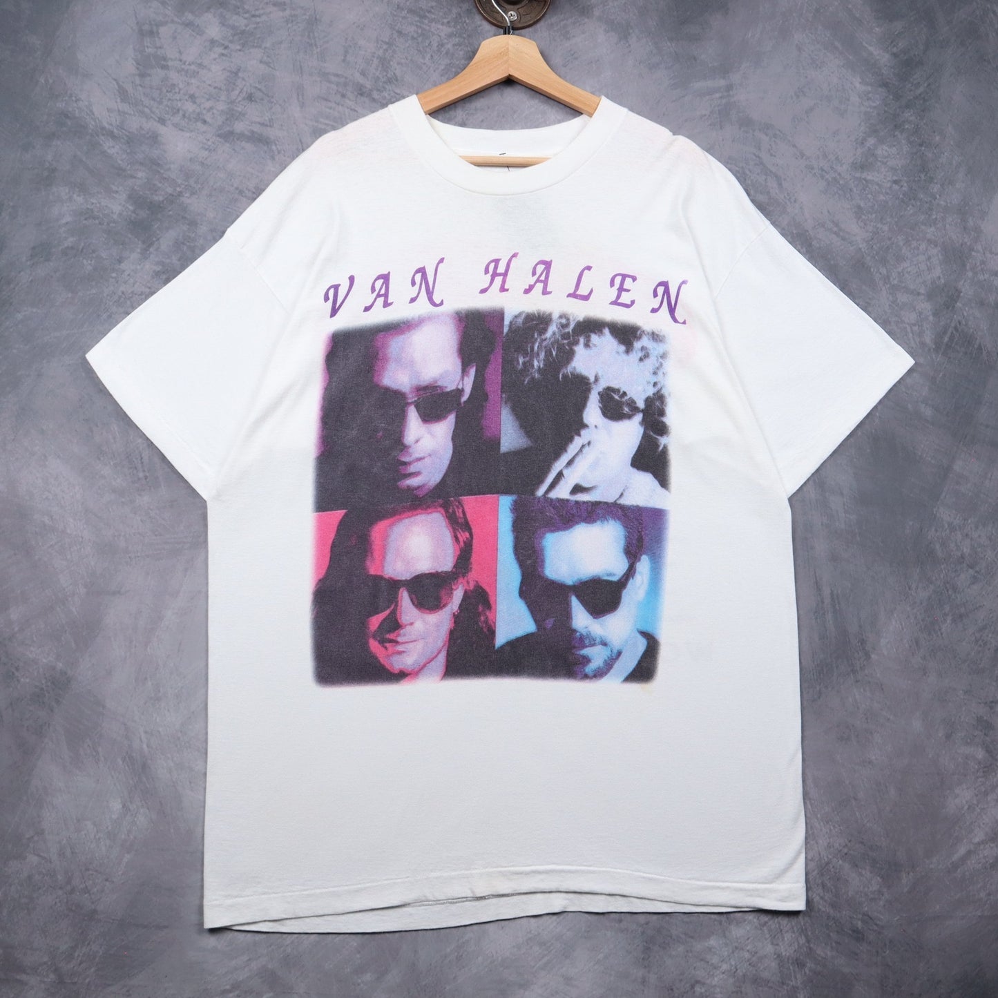 1995 White Van Halen Balance World Tour Shirt 4937