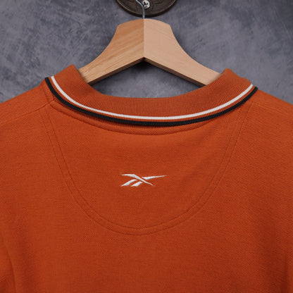 00s Burnt Orange Texas Longhorns Reebok Polo Shirt 5894