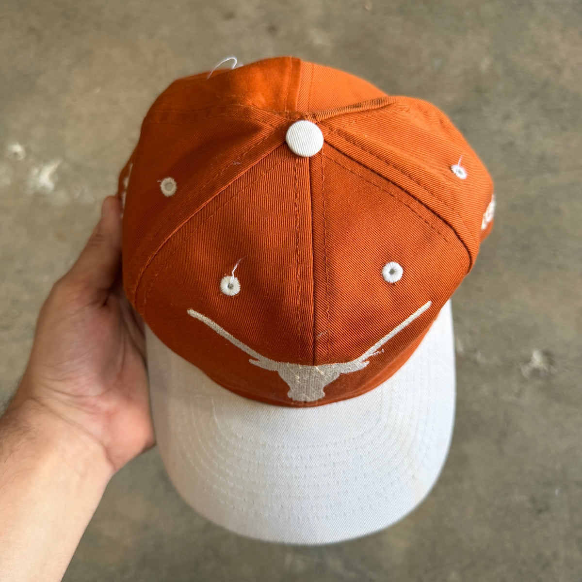 90s Orange Texas Longhorns Snapback Hat 5798