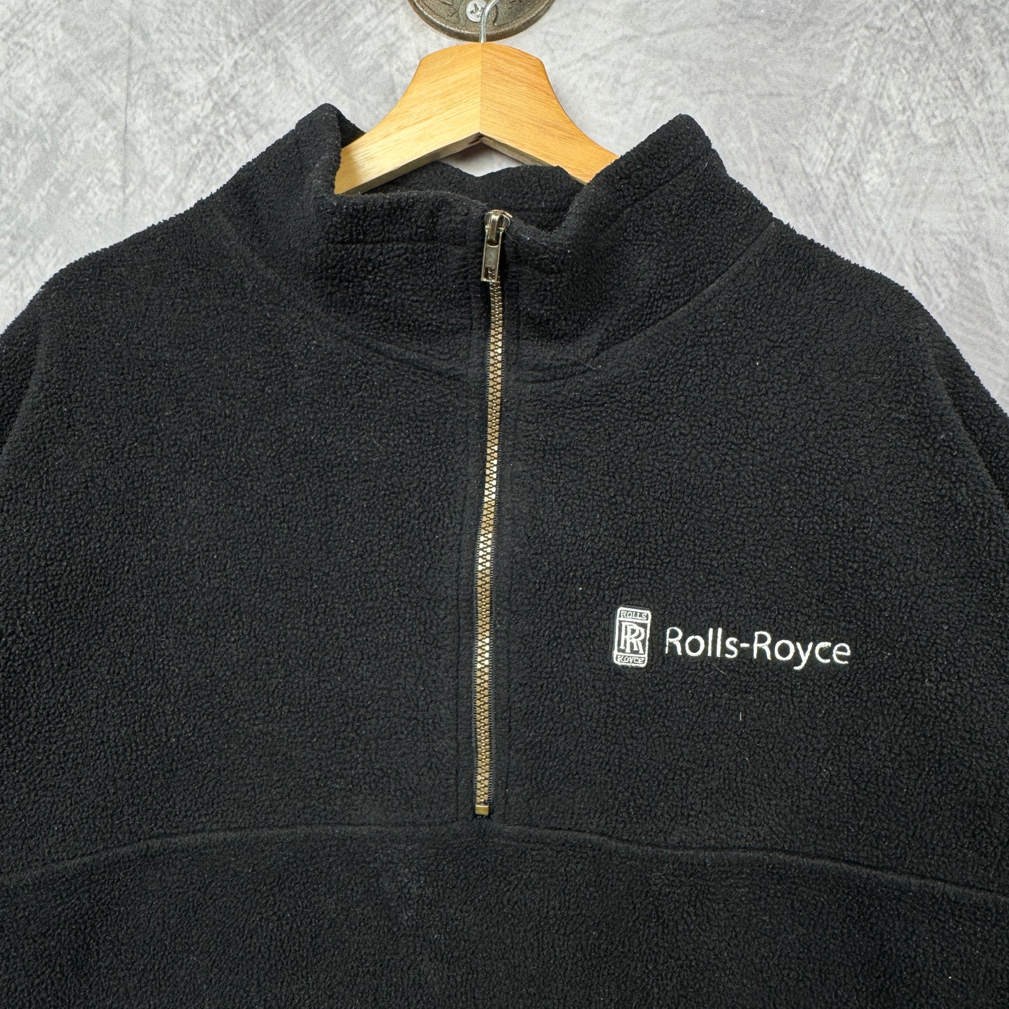 90s Black Rolls Royce Fleece 4023