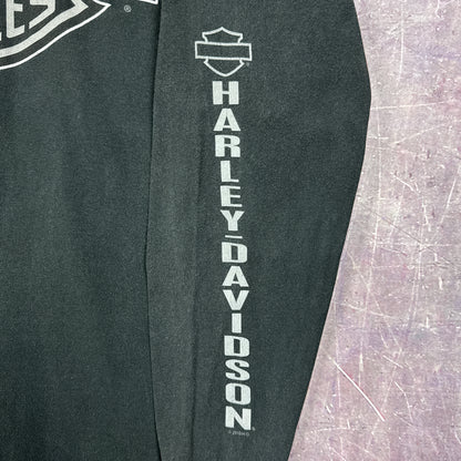 00s Black Harley Davidson Long Sleeve Shirt 3039