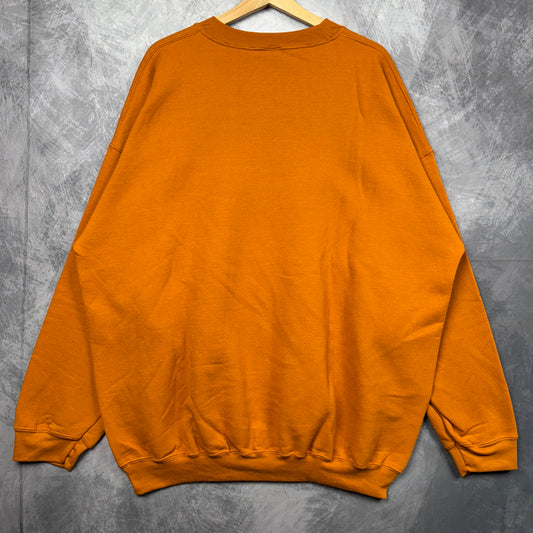 2005 Orange Rose Bowl Texas Longhorns Crewneck Sweatshirt 4382