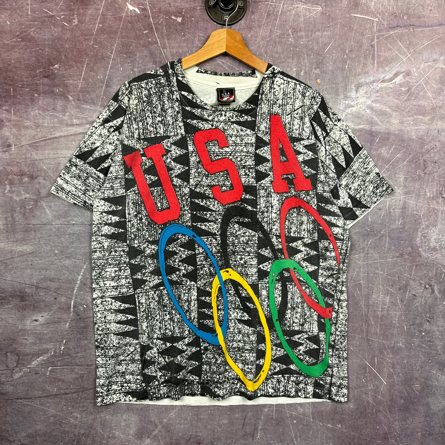 1996 USA Atlanta Olympics All Over Print Shirt 3447