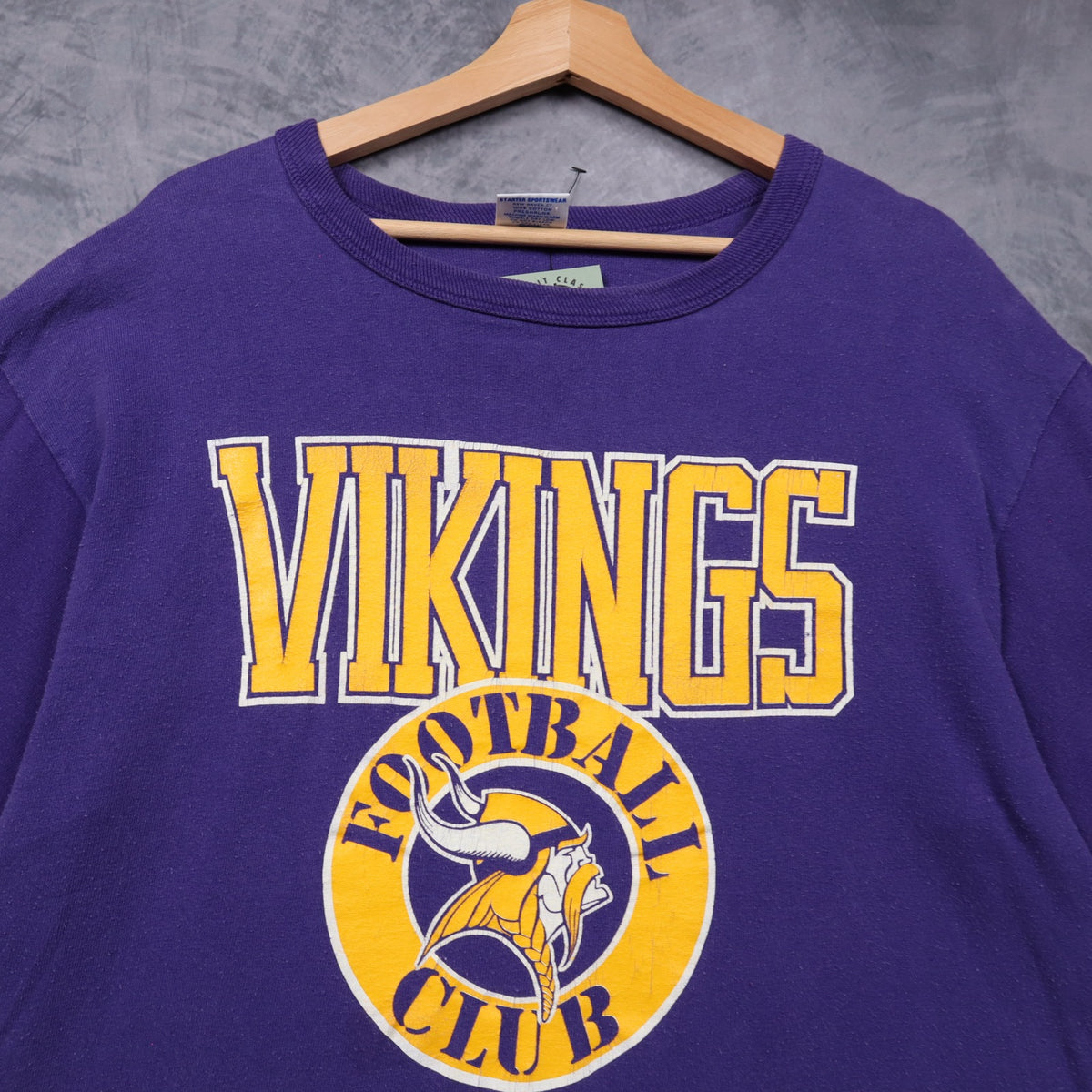 90s Purple Minnesota Vikings Football Club Starter Shirt 6569