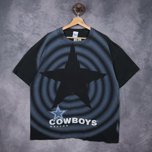 1993 Black Dallas Cowboys Big Star Shirt 6651