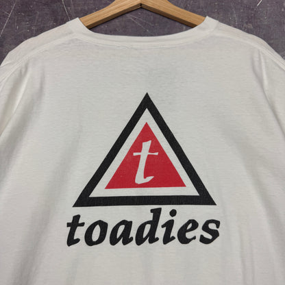 1995 White Toadies Band Devil Graphic Shirt XL 0849