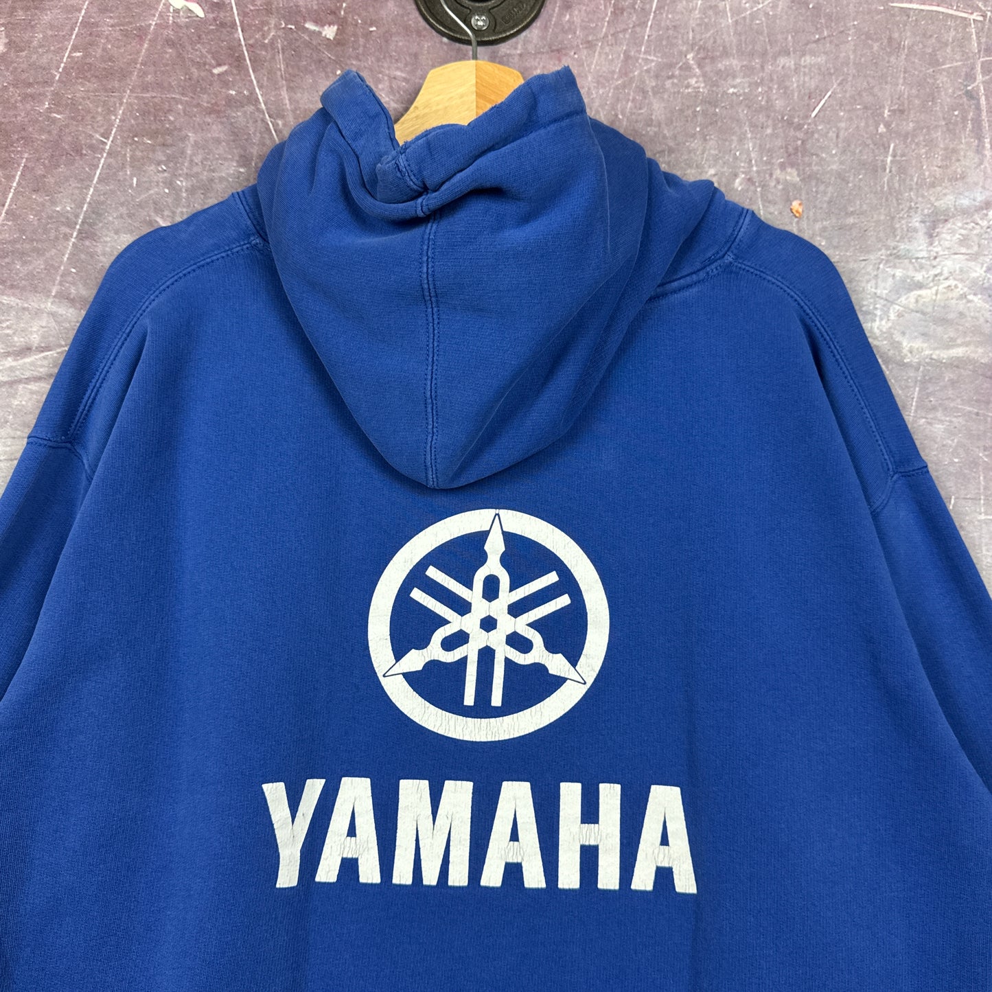 00s Blue Yamaha Hoodie 3044