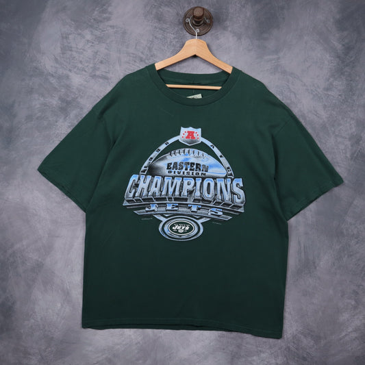 1998 Green New York Jets AFC Eastern Division Champions Shirt 6663