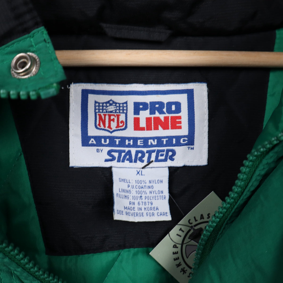 90s Black Philadelphia Eagles Starter Pullover Jacket 6505