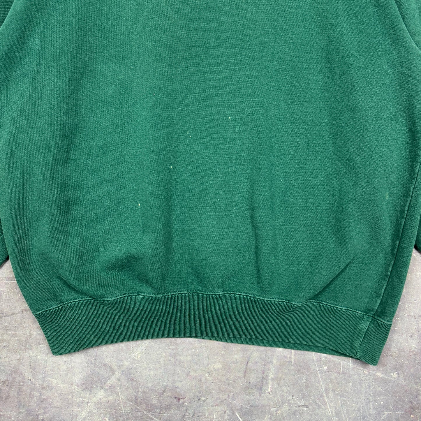 90s Forest Green Gap Blank Essential Crewneck Sweatshirt L 1208