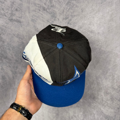 90s Black Dallas Cowboys Logo Athletic Snapback Hat 6873