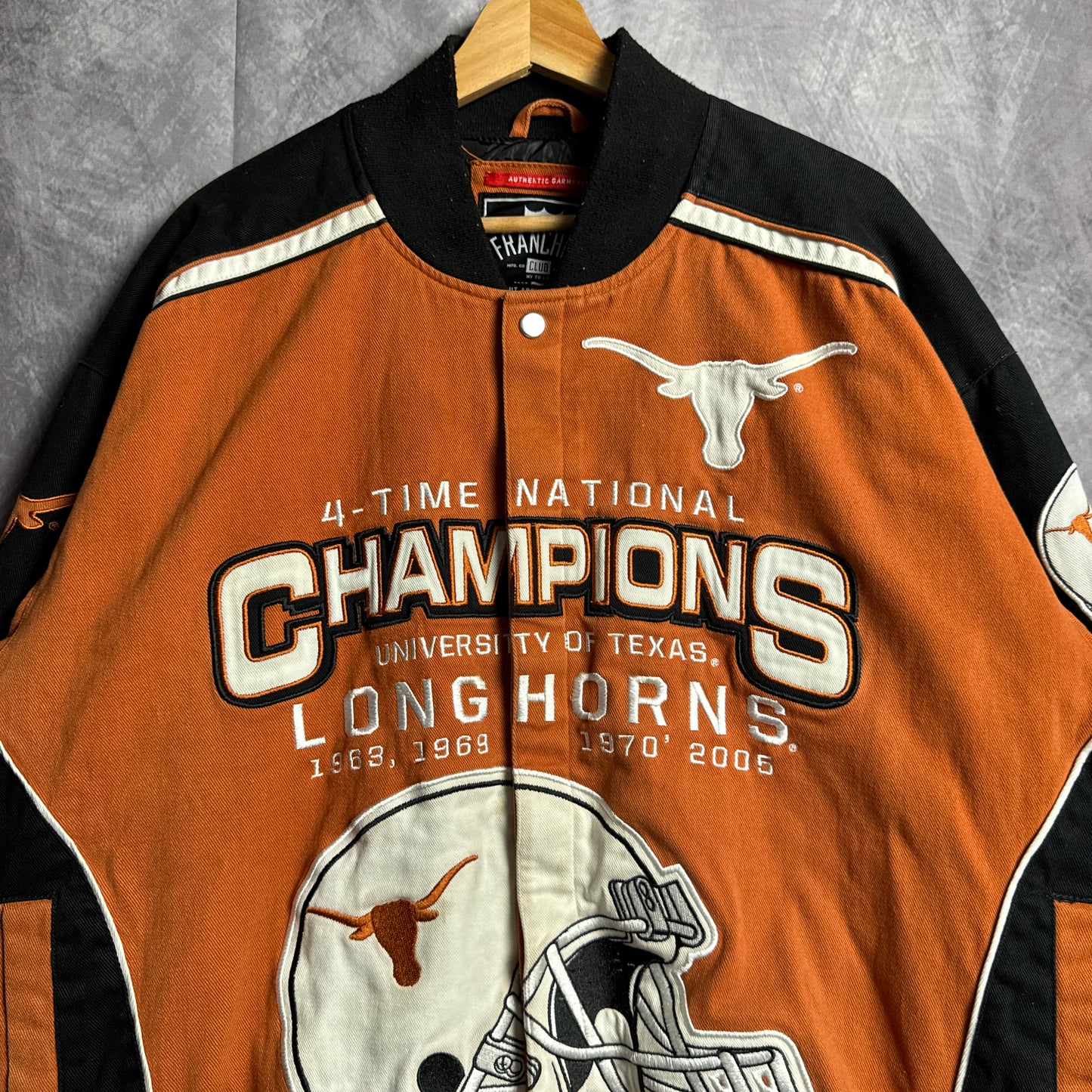 2005 Black Texas 4 Time National Champions Nascar Jacket 4623