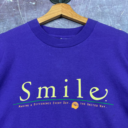 90s Purple Samuel Adams Smile Shirt 3615
