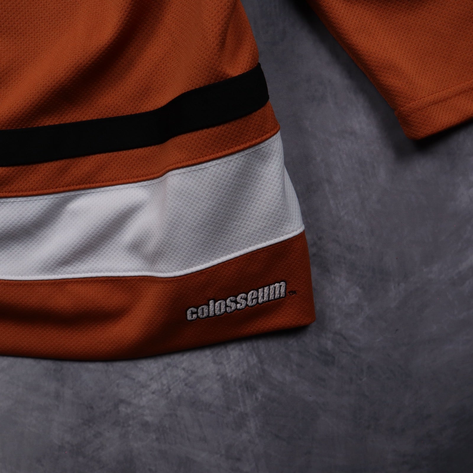 00s Orange Texas Longhorns Colosseum Hockey Jersey 5889