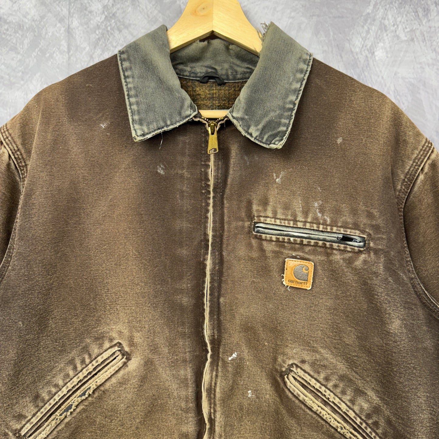 90s Brown Carhartt Detroit Jacket 4045