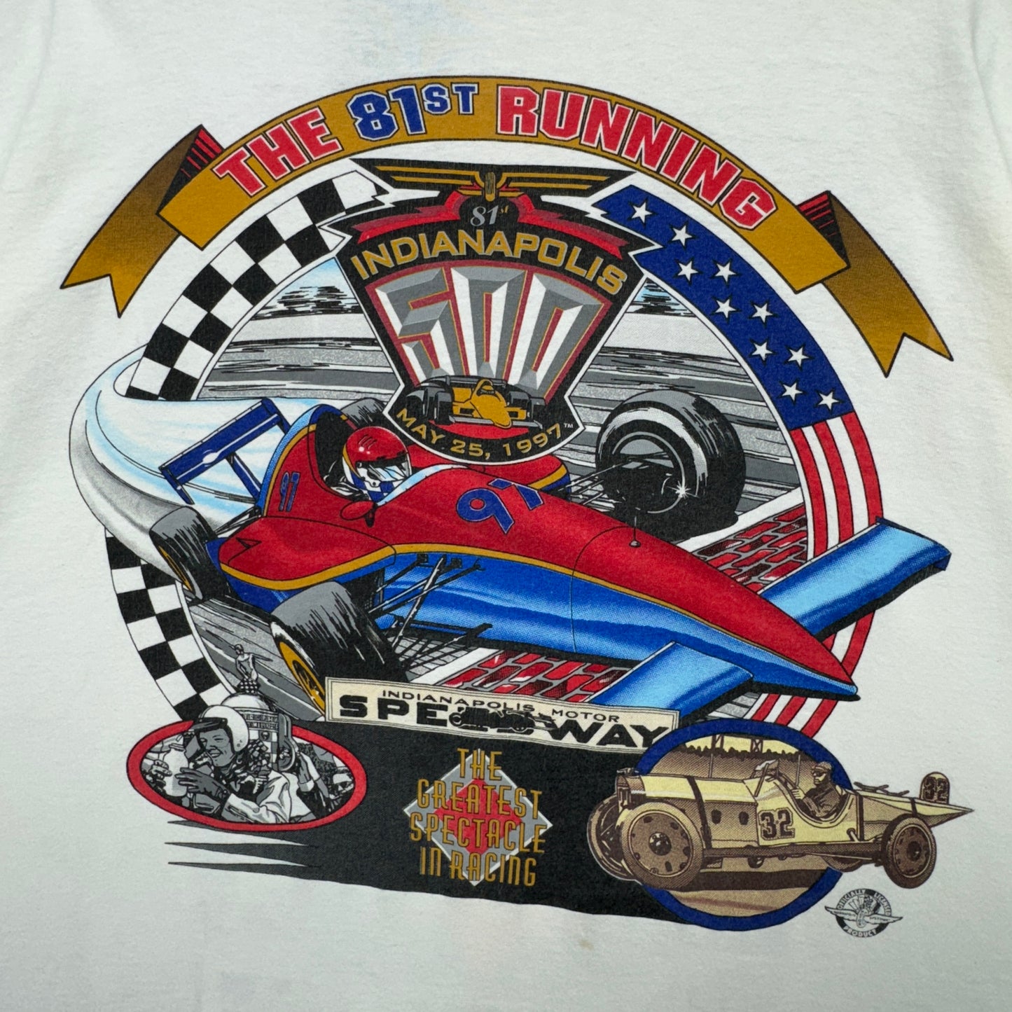 1997 White Indianapolis Speedway Shirt 3931