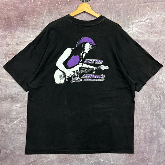 90s Black Stevie Ray Vaughn Shirt 3565
