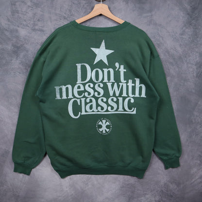 90s Green Texas Longhorns Champion Crewneck Sweatshirt 5683