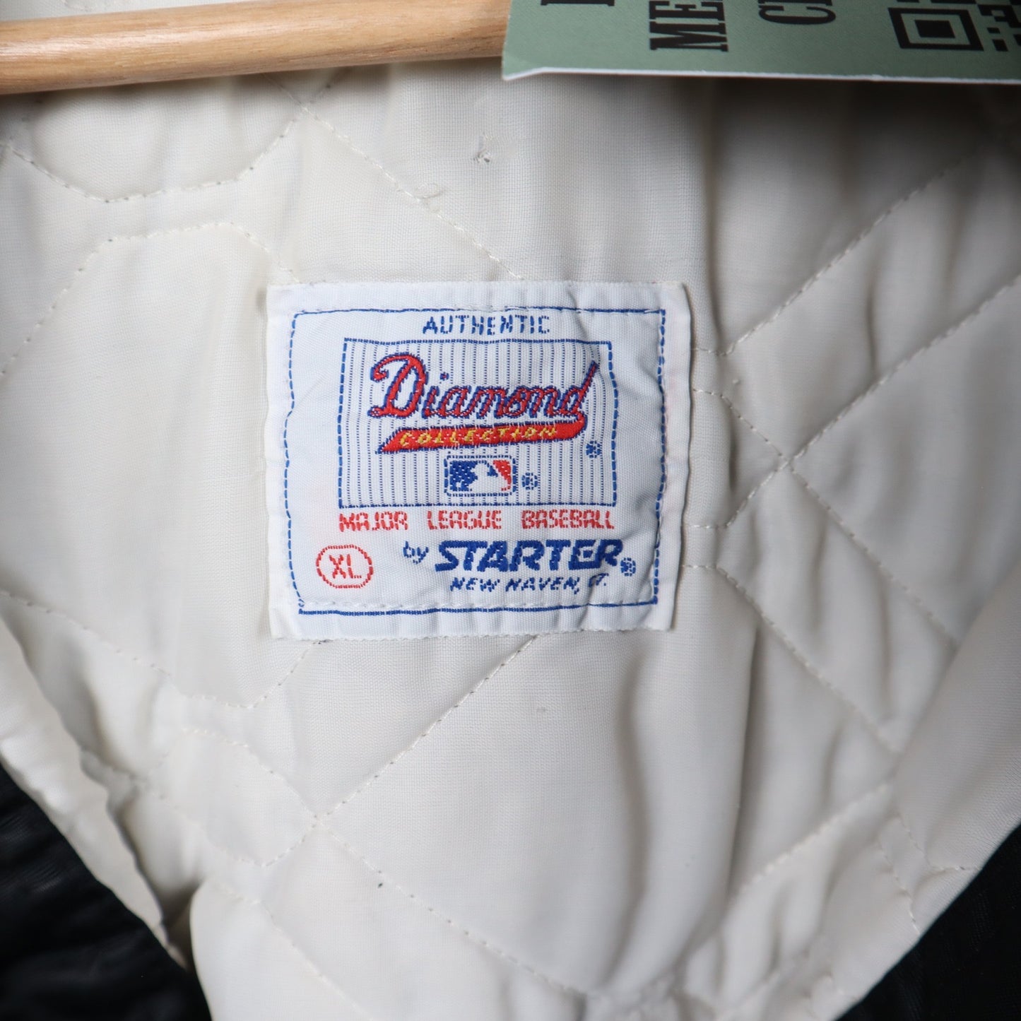 90s Black Chicago White Sox Starter Diamond Collection Satin Jacket 5093
