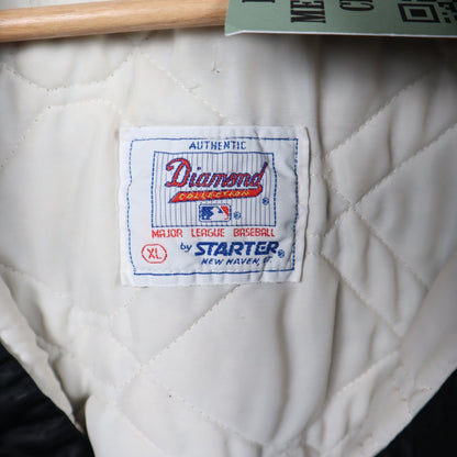 90s Black Chicago White Sox Starter Diamond Collection Satin Jacket 5093
