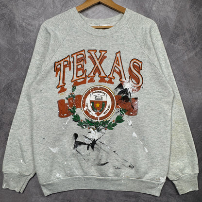 90s Grey Texas Longhorns Crewneck Sweatshirt 4353