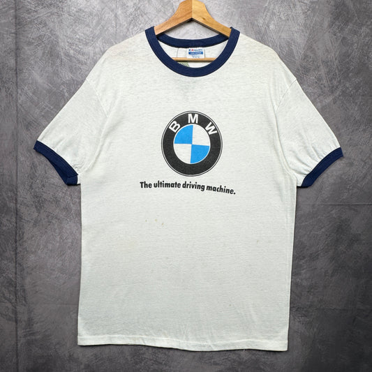 80s White BMW Shirt 3940