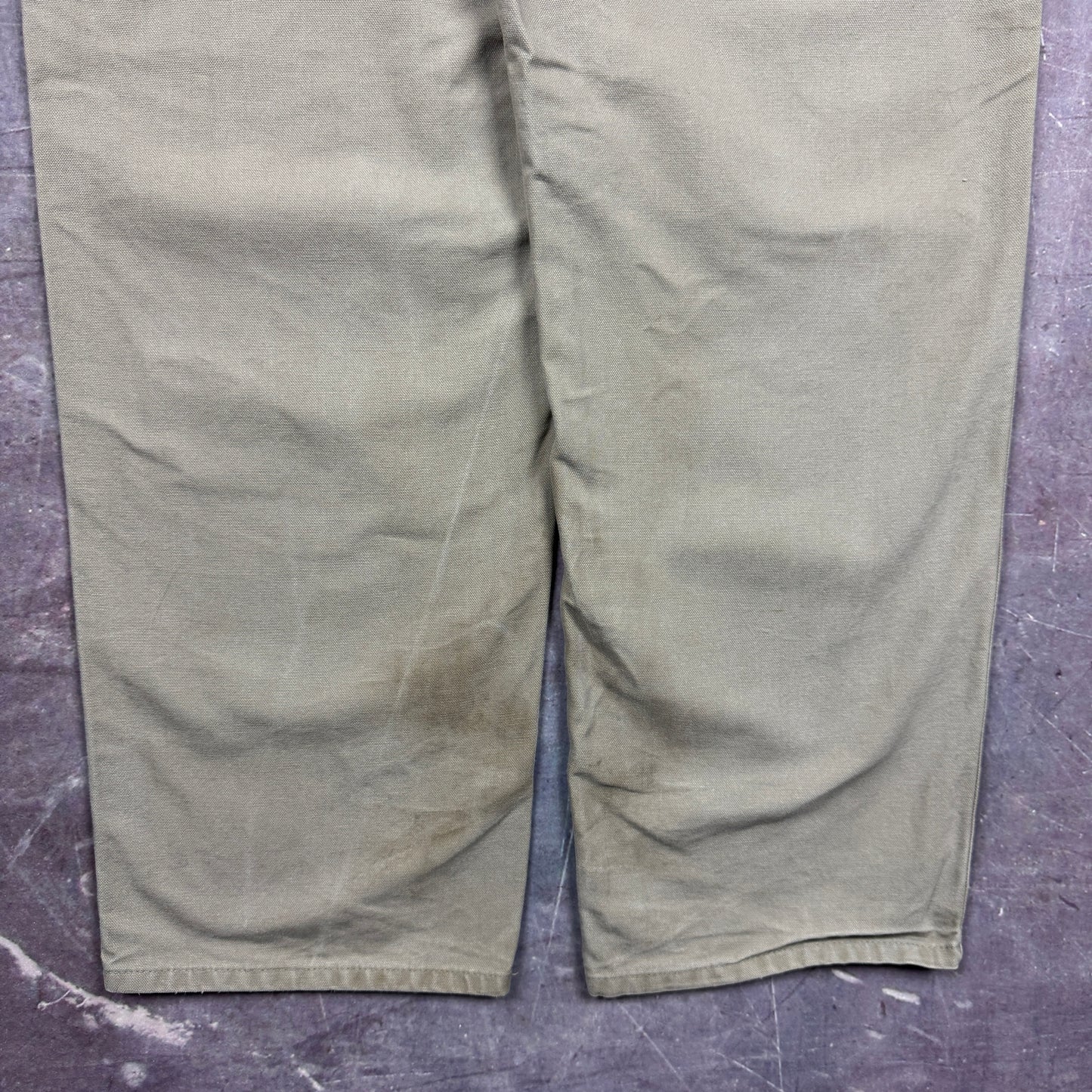 90s Tan Brown Carhartt Carpenter Work Pants 37x31.5 2462