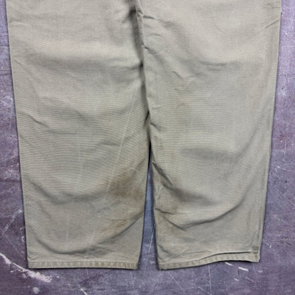 90s Tan Brown Carhartt Carpenter Work Pants 37x31.5 2462