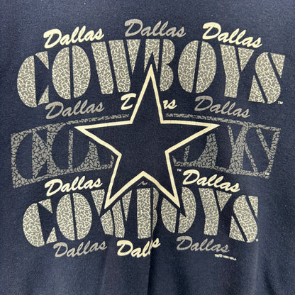 1993 Blue Dallas Cowboys Crewneck Sweatshirt 4131