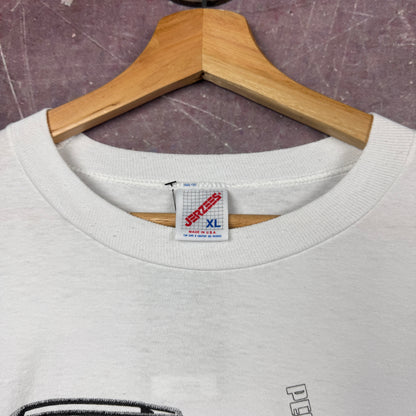 90s White Lightning Off Roading Shirt 3666