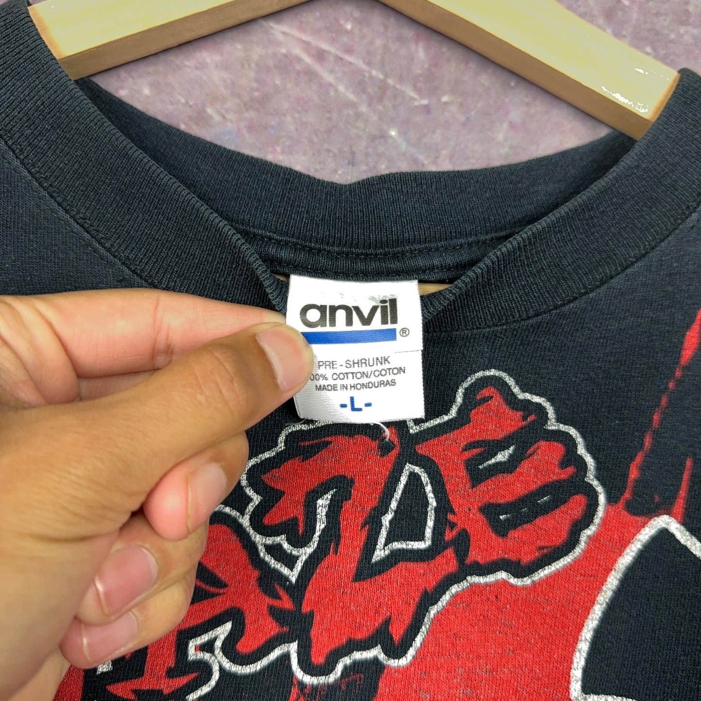 Early 00s Faded Black Blaze ICP Throw Your Hatchet In The Air Graphic Shirt L 2890