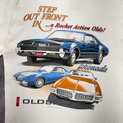 90s White Oldsmobile Shirt 3887
