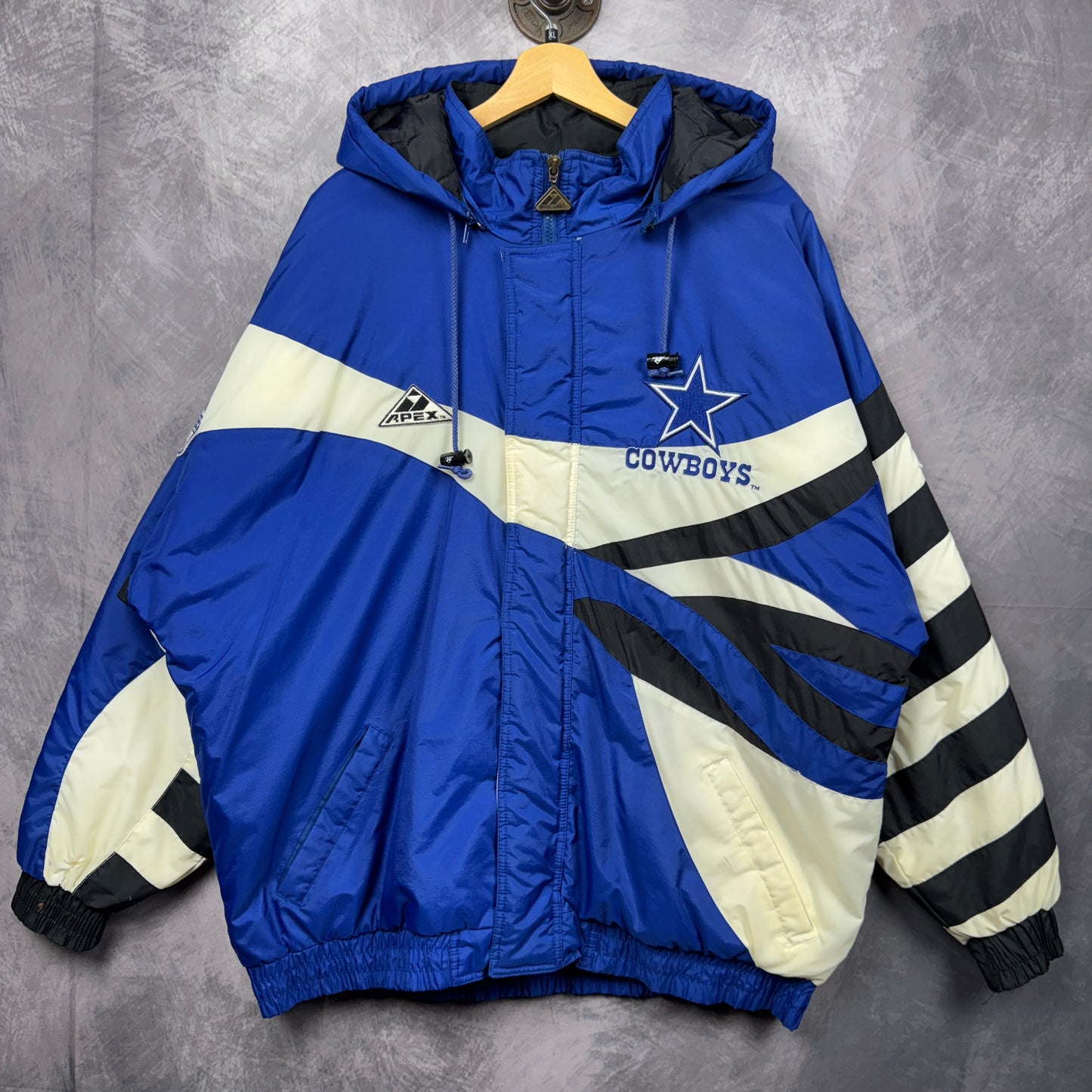 90s Blue Dallas Cowboys Apex Jacket 4087