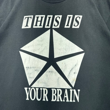 90s Black This Is Your Brain On Drugs Mopar Toyota Shirt 3864