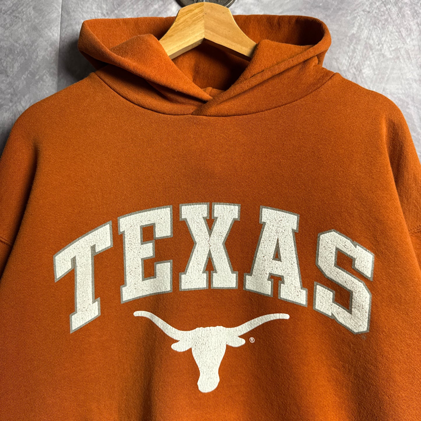 90s Orange Russell Texas Longhorns Hoodie 4420