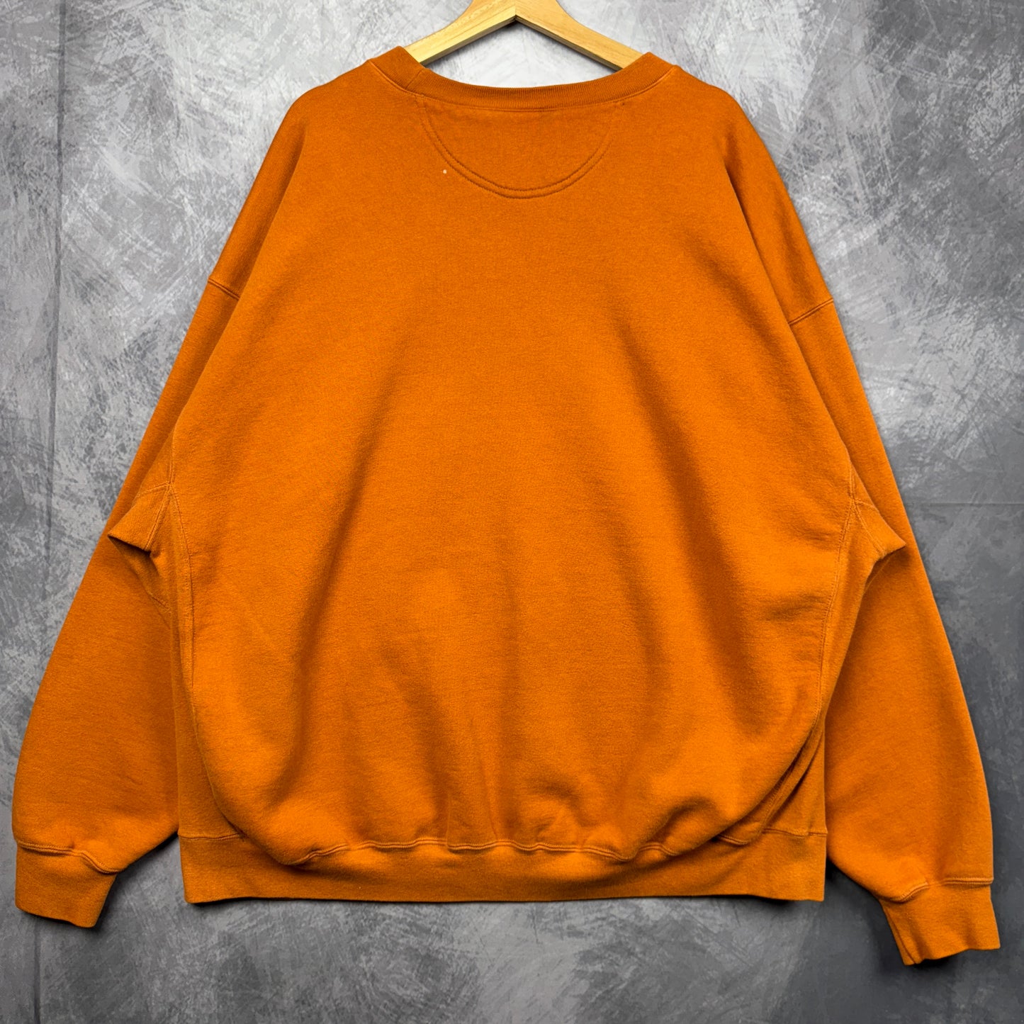 00s Orange Texas Longhorns Baseball Nike team Issue Crewneck Sweatshirt 4381