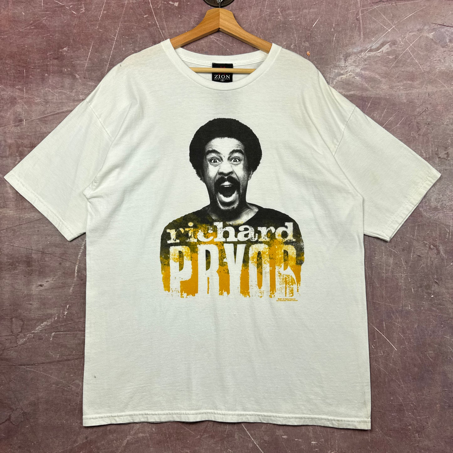 00s White Richard Pryor Tee 3827