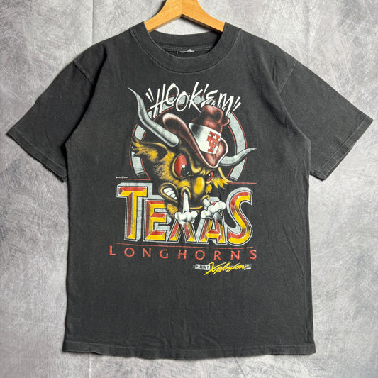 90s Black Texas Longhorns Xplosion Shirt 4552