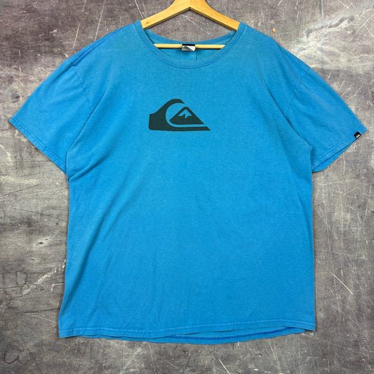 Early 00s Blue Quicksilver Logo Graphic Shirt XL 0830