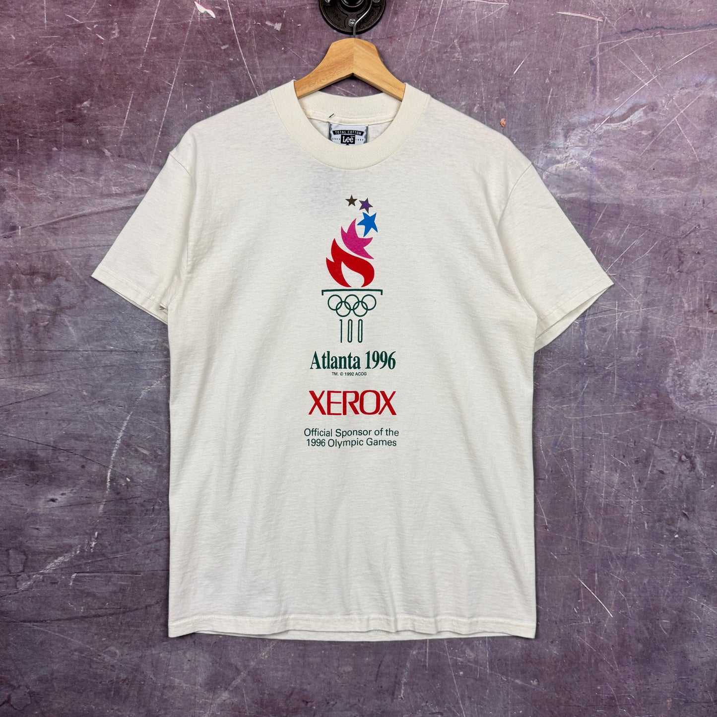 1996 White Atlanta Olympics Shirt 3452