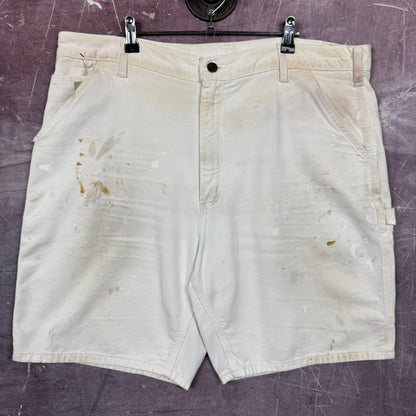 90s White Carhartt Carpenter Shorts 39x8 3515