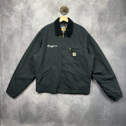00s Black Carhartt Detroit Jacket 4049