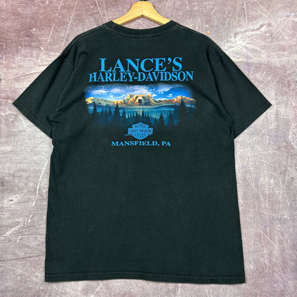 90s Black Harley Davidson Shirt 3173