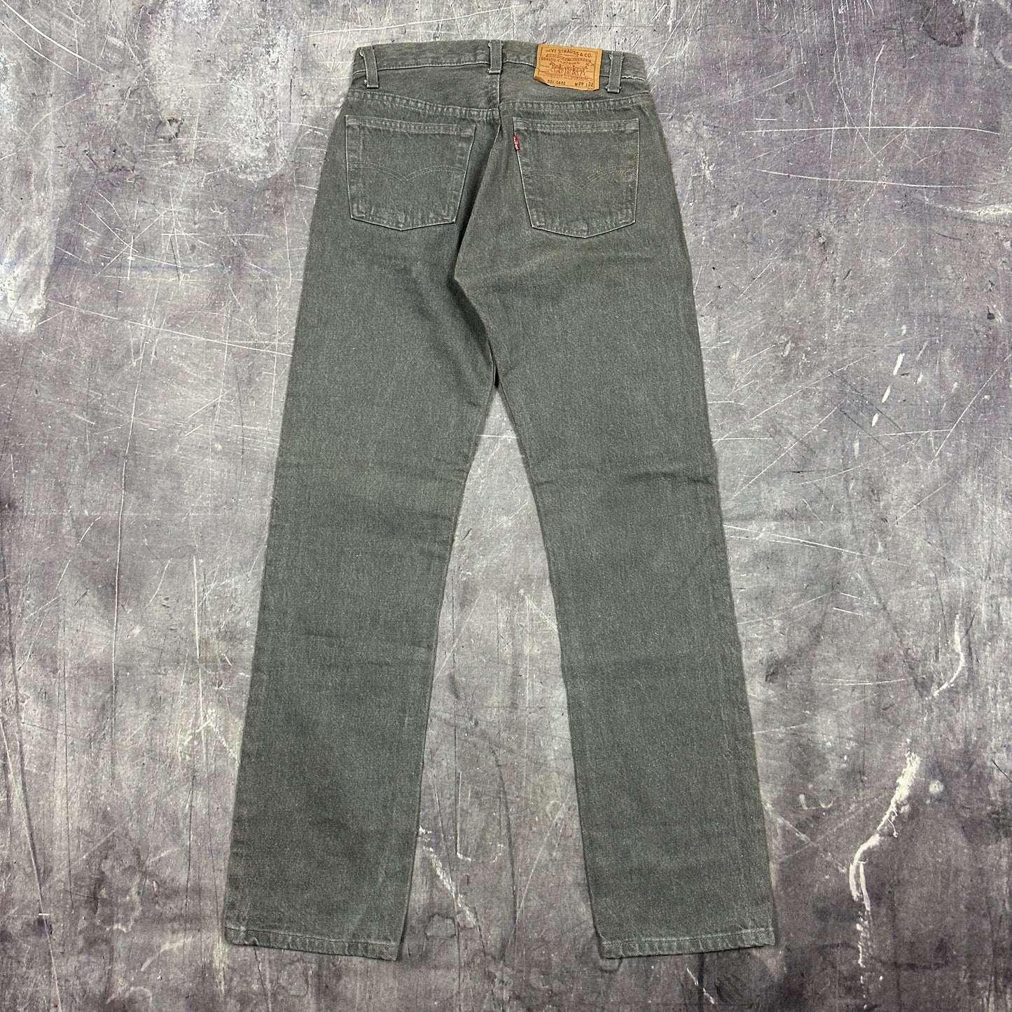 80s Gray Levis 501 Jeans 28x31 AI68