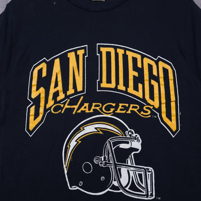 90s Navy Blue San Diego Chargers Shirt 6595
