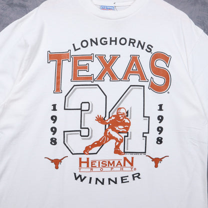 1998 White Texas Longhorns Heisman Trophy Winner Shirt 5746